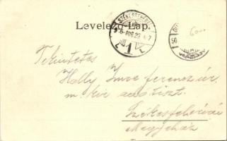 Dunaföldvár, Dunai rakpart kotróhajókkal. Somló Manó kiadása 77633