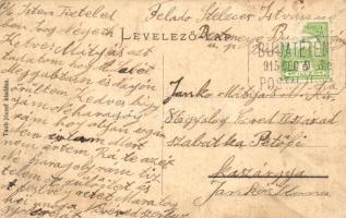 Budapest XXII. Kistétény, Özv. Luncz Jánosné vendéglője. Izely fényképész (fa)