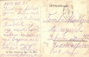 Káty, Kac; Fő utca Stefan M. üzletével, Szerb templom / main street, Serbian church, shop (Rb)