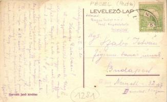 Gödöllő, Királytelep, utcakép. Horváth Jenő kiadása