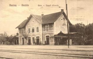 Buziás, vasútállomás / Gara / railway station