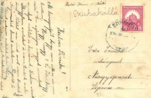 Szuhakálló, Kálló; Görög katolikus tmeplom, Községháza, utcakép iskolával, posta, vasútállomás, szöv...