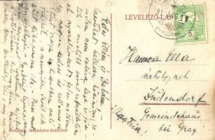 Sztána, Stana; Vasútállomás, vasúti alagút. Maksay L. fényképész / railway station with railway tunn...