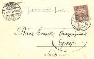 Prakfalva, Prakovce, Prakendorf; Vasgyár. Geruska Pál kiadása / Eisenwerk / iron factory