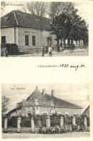 Vágfarkasd, Vlcany; Községháza, Lun-kastély / town hall, castle (EK)
