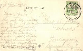 Siófok, Vasútállomás. Weisz Lipót kiadása