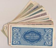 33db-os vegyes pengő bankjegy tétel T:I--III-