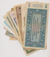 11db-os vegyes külföldi bankjegy tétel, közte Jugoszlávia 1993. 500.000D, Szovjetunió 1937. 1R T:III...