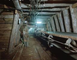 1971 Bányában készült felvételek, 5 db szabadon felhasználható vintage negatív, 6x7 cm