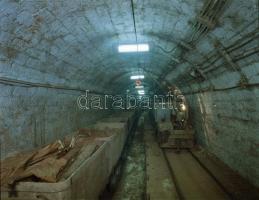 1971 Bányában készült felvételek, 5 db szabadon felhasználható vintage negatív, 6x7 cm