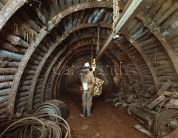 1971 Bányában készült felvételek, 5 db szabadon felhasználható vintage negatív, 6x7 cm