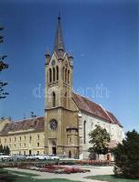 1966 Balatoni körkép - Fonyód, Balatonszentgyörgy, Balatonfüred, Tapolca, Keszthely, Hévíz, Tihany, Balatonalmádi - 21 db szabadon felhasználható vintage negatív, 6x6 cm