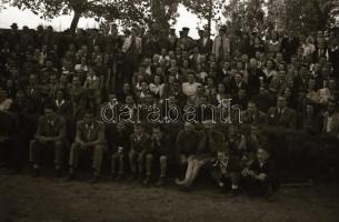 1945 szeptember 9. Budapest, atlétikai bajnokság és néhány városkép, 23 db vintage negatív Rózsa Gyö...