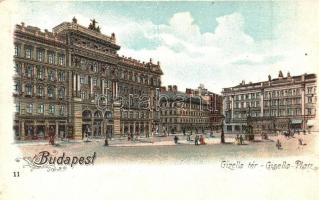 Budapest V. Gizella tér, litho