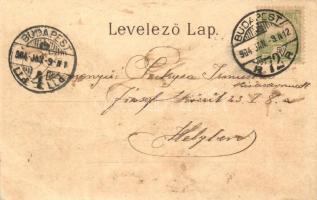 Budapest VI. Gyár utca, litho (EB)