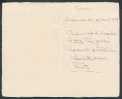 cca 1925-1927 3 db japán fametszetes menükártya, közte SS Baikal Maru utasszállító hajó is / 3 Japan...