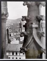 1968 Budai várnegyed, fotóalbum 48 db professzionális minőségű, feliratozott, vintage fotóval, képek...