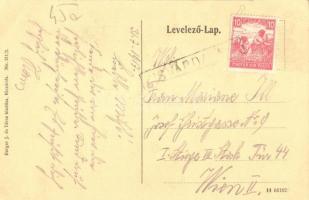 Kisvárda, Berger Ignácz könyvkereskedése és saját kiadású képeslapja