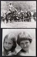 cca 1960-1970 Változatos témájú fénykép nagyítások, 99 db vintage fotó jelzés nélkül, életképek, táj...