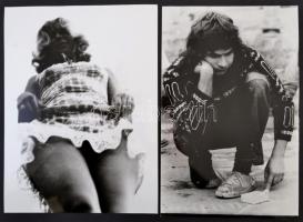 cca 1960-1970 Változatos témájú fénykép nagyítások, 99 db vintage fotó jelzés nélkül, életképek, táj...