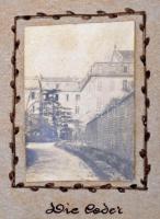 cca 1900-1908 2 db díszes pauszpapír emléklapocska