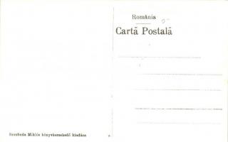 Csíkszereda, Miercurea Ciuc; Gimnázium utca, Szvoboda Miklós könyvnyomdája és saját kiadása / Str. L...