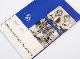 cca 1960-1970 Csopaki piacnap, 15 db fotó, modern másolat, 8×11 cm