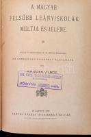 1896 7 db Oktatással foglalkozó tanulmány, egybekötve: 
Péterfy Sándor: A magyar elemi népoktatás I...