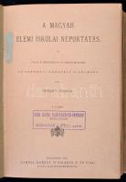 1896 7 db Oktatással foglalkozó tanulmány, egybekötve: 
Péterfy Sándor: A magyar elemi népoktatás I...