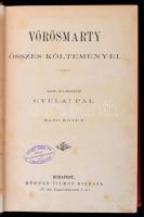 Vörösmarty összes munkái I-II. Sajtó alá rendezte Gyulai Pál. Bp., é.n., Méhner Vilmos. Kiadói illus...