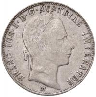 Ausztria 1859M 1Fl Ag "Ferenc József" Milánó (12,23g) T:2-,3 / Austria 1859M 1 Florin Ag "Franz Joseph" Milan (12,23g) C:VF,F Krause KM#2219