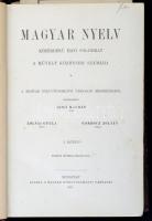 1905 Magyar nyelv. I. kötet. Közérdekű havi folyóirat a művelt közönség számára. Szerk.: Szily Kálmán, Zolnai Gyula, Gombocz Zoltán. I. évfolyam január-december, 1-10. számok, teljes évfolyam. Bp., 1905, Magyar Nyelvtudományi Társaság. Átkötött félvászon kötés. Jó állapotban.
