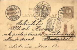 1896 (Vorläufer!) Budapest, Ezredéves Országos Kiállítás, Magyar utca és templom, Posner és Fia, lit...