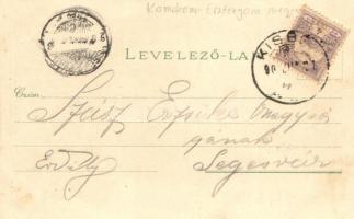 1900 Kisbér, Törzsménes istálló, Wenckheim és Kozma emlék, Pokol, Római katolikus templom. Carl Otto...