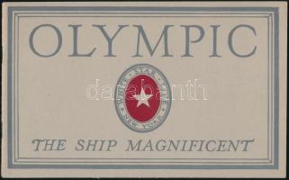 cca 1910 Olympic The ship magnificent. Képes ismertető  füzet 24 oldallal. / Picture booklet with 24 pages 20x13 cm