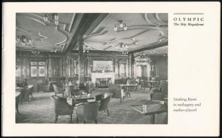 cca 1910 Olympic The ship magnificent. Képes ismertető  füzet 24 oldallal. / Picture booklet with 24...