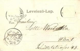 Kapuvár, Kossuth Lajos utca télen, hófedte (Rb)