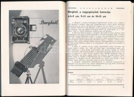 1933 Bp., A Voigtländer fényképezőgépek katalógusa, képekkel, árjegyzékkel, 48 p