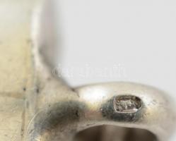 Ezüst (Ag.) nyaklánc és karkötő szett, plasztikus rózsákkal, jelzett, h: 33 és 18 cm, nettó:161 g / ...