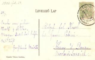 Szombathely, Villasor híddal . Granitz Vilmos kiadása