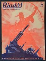 1941 A Riadó! A Légoltalmi Liga lapja V. évfolyamának 17. száma