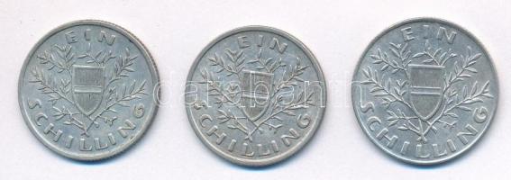 Ausztria 1924-1926. 1Sch Ag (3xklf) T:1-,2
Austria 1924-1926. 1 Schilling Ag (3xdiff) C:AU,XF
Krau...
