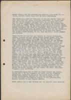 1945 Eredeti, korabeli jegyzőkönyv másolat melyet felvettek Bukarestben a Joint házában (Calea Mosil...