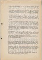 1945 Eredeti, korabeli jegyzőkönyv másolat melyet felvettek Bukarestben a Joint házában (Calea Mosil...