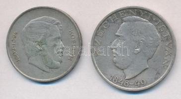 1947. 5Ft Ag "Kossuth" + 1948. 10Ft Ag "Széchenyi" T:2