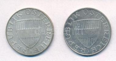 Ausztria 1965-1966. 10Sch Ag (2x) T:2,2- karc
Austria 1965-1966. 10 Schilling Ag (2x) C:XF,VF scrat...