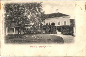 Röjtökmuzsaj, Röjtök; kastély. Stagl F. fényképész kiadása (vágott / cut)