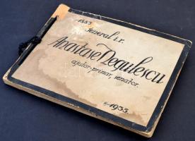 1935 Anastase Negulescu (1883-1935), Nagyvárad helyettes polgármesterének temetéséről készített fotó...