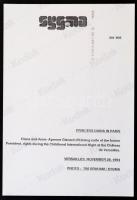 1994 Diana hercegnő Párizsban, sajtófotó, hátulján feliratozva, 22×15 cm