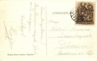 1938 Nagykőrös, Uborkavásár, autó. Németh Sándor kiadása (EK)